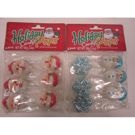 Christmas Decorated Lollipops