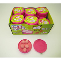 Bubble Gum with Sour Powder