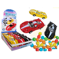 Pull-Back Ferrari Racer with Dextrose Candy