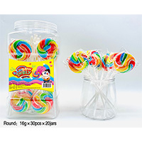 Swirl Lollipop in Jar