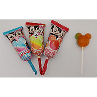 Double Colored Lollipop Mickey Head