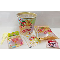 Noodles Pudding(109.5g Noodles Jelly+10g Egg Jelly+10g Nata De Coco+5g Candy Syrup+1.5g Popping Candy)